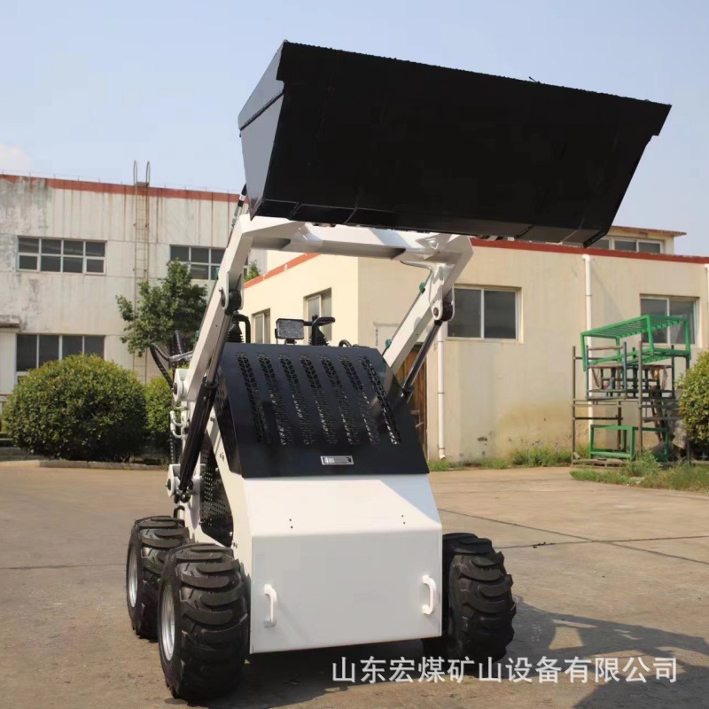 出口小型滑移装载机  仓库车间货物搬运多功能滑移装载机