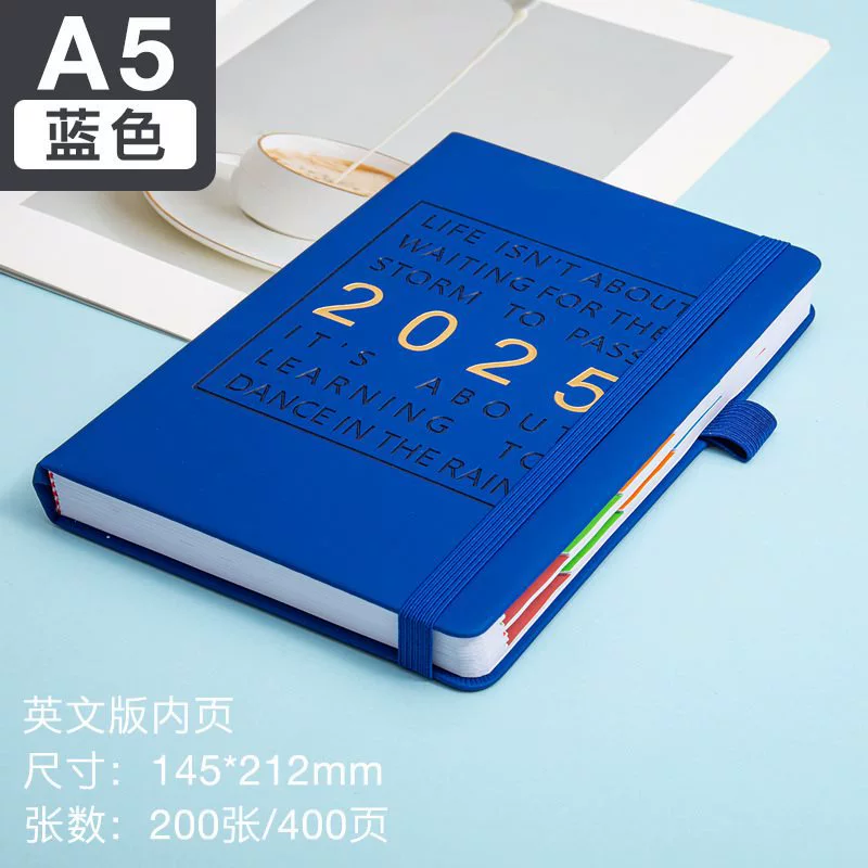 Laptop Cross-border 2025 Schedule 365 Day Notepad Planner Planner Amazon Calendar