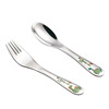 Children's set, spoon for food, fork for supplementary food, tableware stainless steel