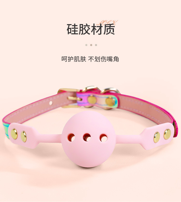 SM-Style Collar and Lead Set in Colorful Leather and Metal for Adult Couples — detail image 26