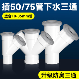 50��75����ˮ��ͨPVC��ˮ��Y��б�����^ͨ����������^ˮ����ˮ��