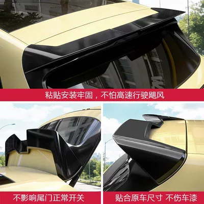 Fixed wind wing Model Sports Rear Wing, Roof