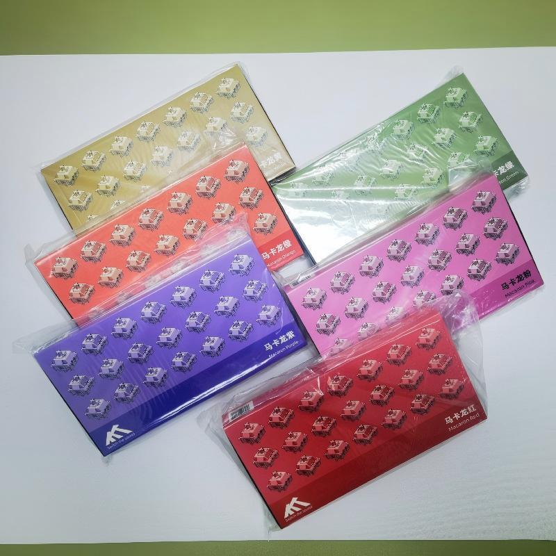 In-Stock Ktt Macaron Series Linear Profile Switches Mechanical Keyboard DIY Customization 5-Pin