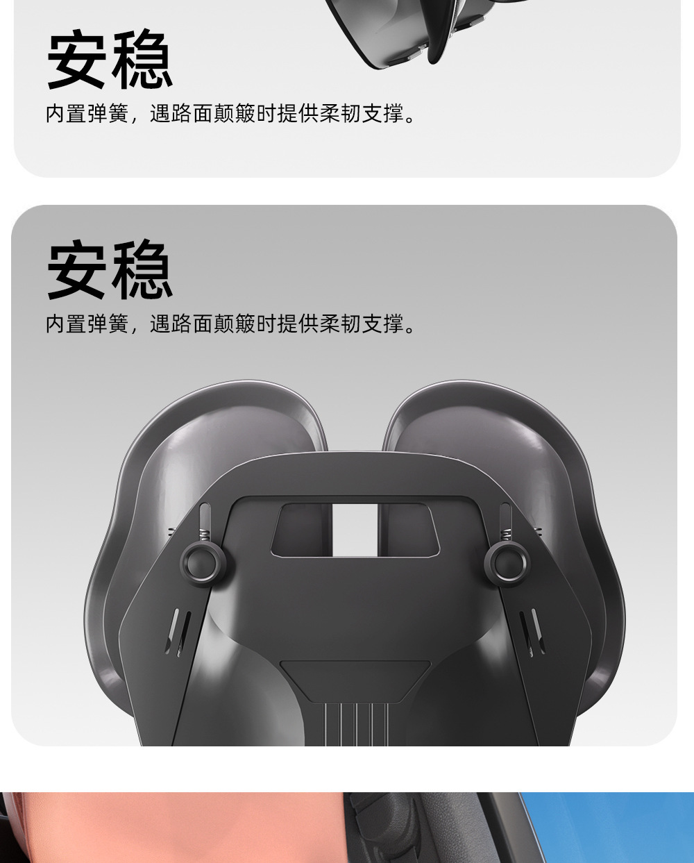 Lumbar Support for Car, Car Backrest, Lumbar Cushion, Office Lumbar Support, Ergonomic Backrest, Adjustable Lumbar Support