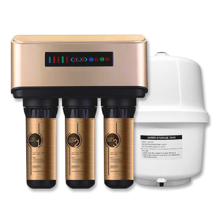 Hogar purificador de agua de lujo con cubierta de plástico completo antioxidante oro A6 ro purificador de agua comerciantes al por mayor