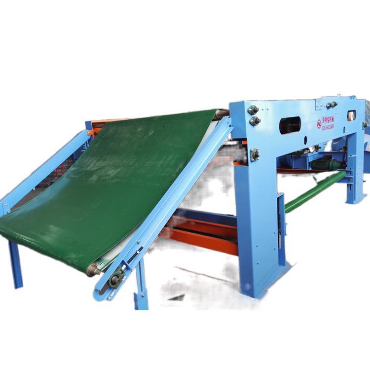 卧式铺网机 简易铺网机 做化纤被的铺网机；棉被加工设备