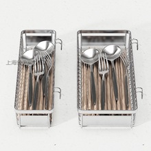 304不锈钢筷子筒消毒柜筷篓笼筷子盒厨房筷笼收纳盒餐具勺置物架