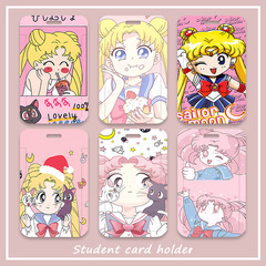 Beauty Pageant Student Lunch Card Holder Bus Subway Card Access Card Holder Kindergarten Pick-Up and Drop-Off Anti-Lost Card Holder