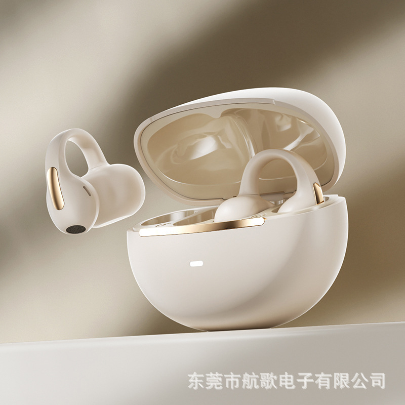 2025 新しいイヤークリップワイヤレス Bluetooth ヘッドセット M136 高品質ステレオサウンドノイズリダクションスポーツランニングヘッドセット|undefined