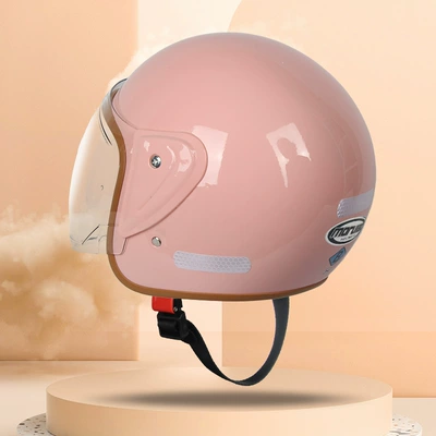 3c certification new national standard helmet Motosiklet kaskı (dəbilqə) - light-pink