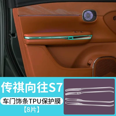 Car interior film: Interior Decoration Supplies Protective Film - trumpchi-longs-for-s7-door-trim-tpu-protective-film