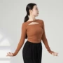 中国螺纹长袖春夏形体服