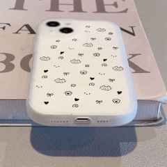 愛猫はリンゴ16promax携帯ケースiPhone15透明14ソフトケース13潮金12insを適用している
