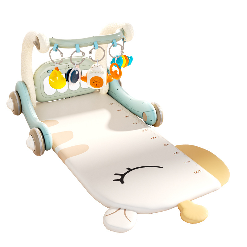 Baby pedal piano fitness frame multi-functional 0-1 year old baby pedal music toys early education Walker