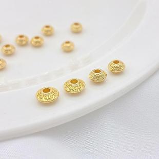 端午节送女友18K金隔片手串套装2026新款