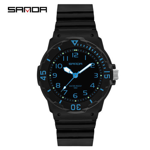 Sanda watch fashion trend outdoor leisure simple temperament personality small fresh female middle school student ins style watch