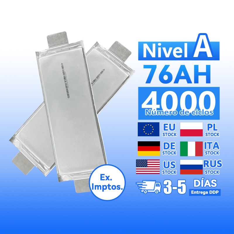 Batería de polímero de litio 76Ah 3.7V 73ah 58ah 53ah 32ah