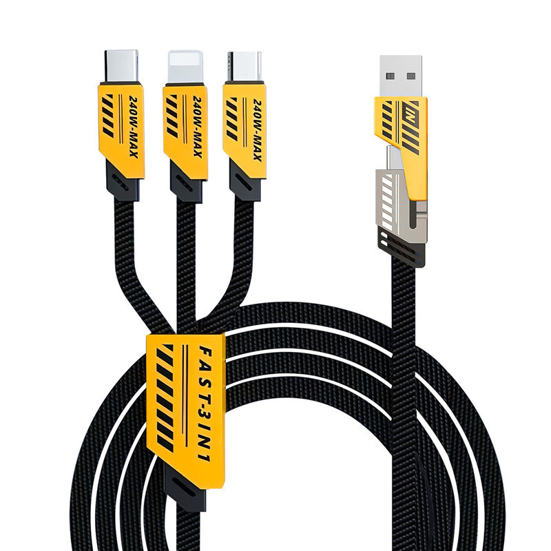 工場直販 6a メカ 2-3 データケーブル 1-3 充電ケーブル iPhone Android タイプ C 高速に適しています|undefined