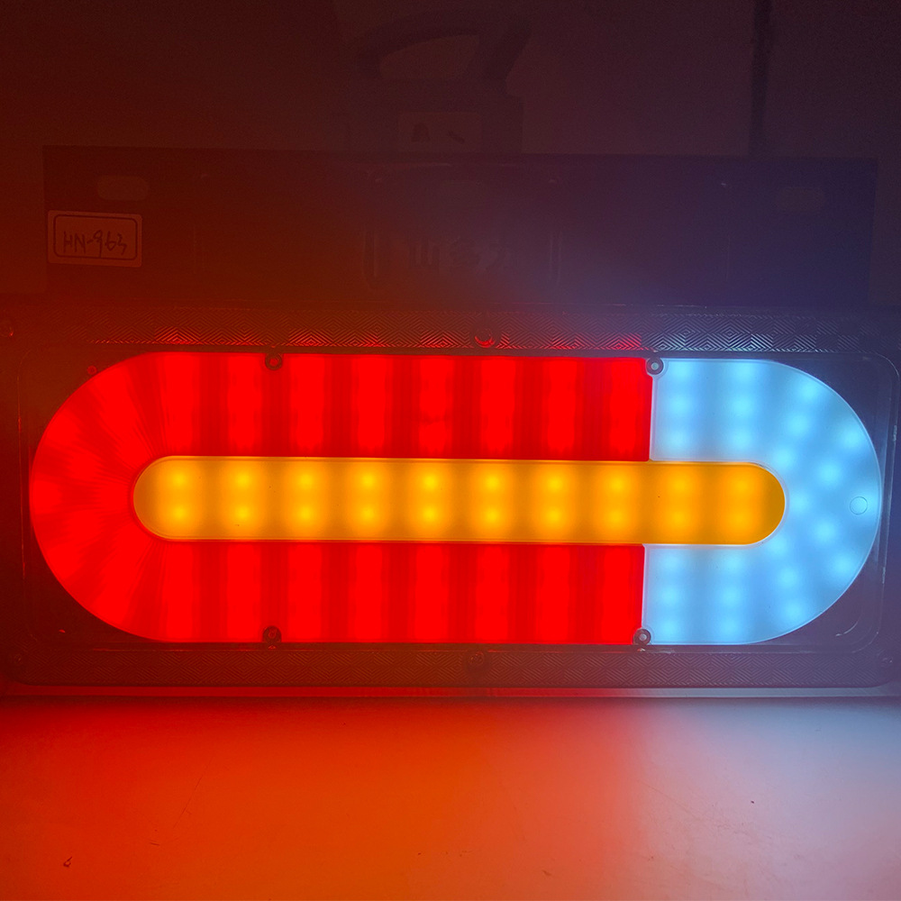 Ventas de fábrica remolque de Camión Europeo LED luz trasera coche eléctrico LED luz trasera fluorescente logística coche pequeña Luz