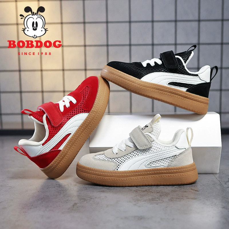 Летние детские дышащие кроссовки для отдыха для мальчиков, нескользящая спортивная обувь, мягкая подошва