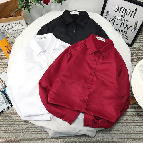 Men's Long-Sleeve White Shirt for Autumn, White Wedding Photos, Document Registration, Professional Formal Wear, Trendy Collar Shirt for Women, Plus Size Fat Men's Clothing
