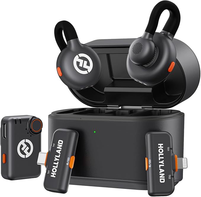 Hollyland Lark M2S Wireless Lavalier Microphone con USB-C P