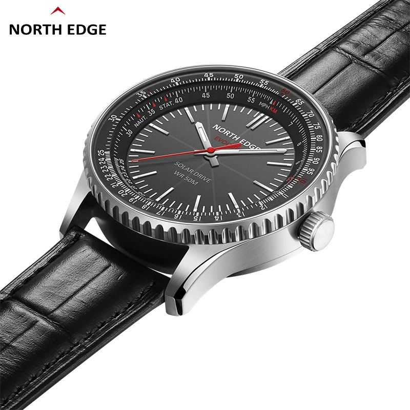  outdoor sports electronic watch pointer type solar energy