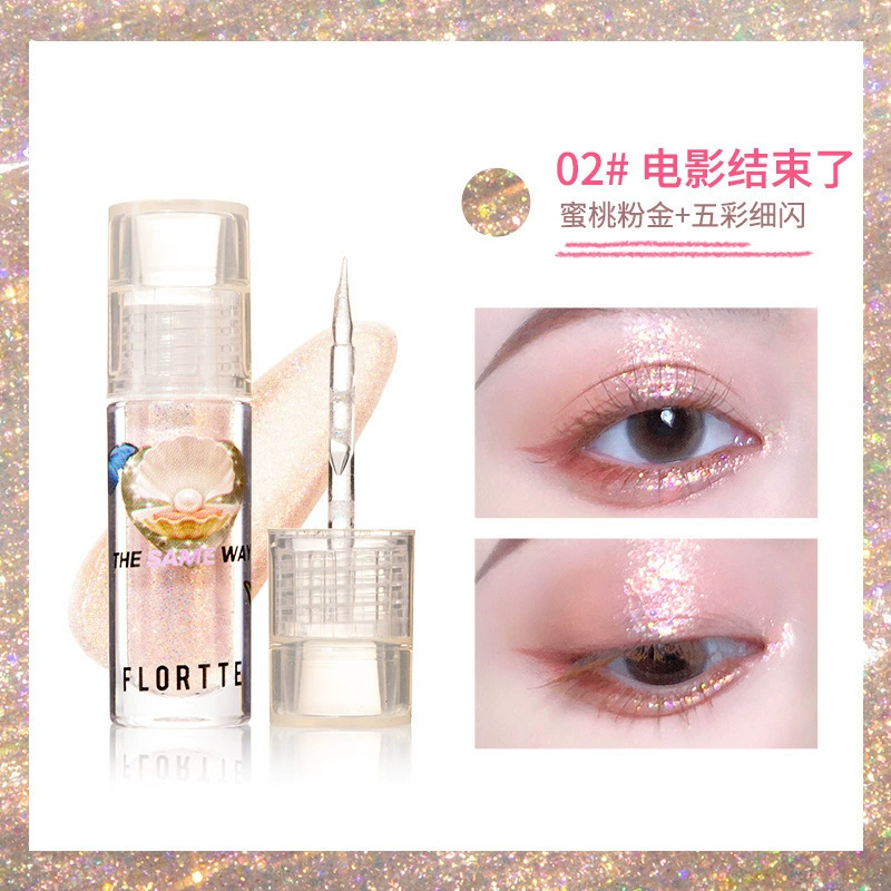 Liquid Eye Shadow (FLORTTE) — Super Glitter, Polarized Sequin Shine