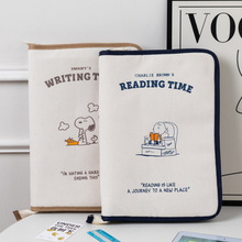 ins风整理收纳11寸平板键盘包史努比卡通手帐包平板电脑收纳包