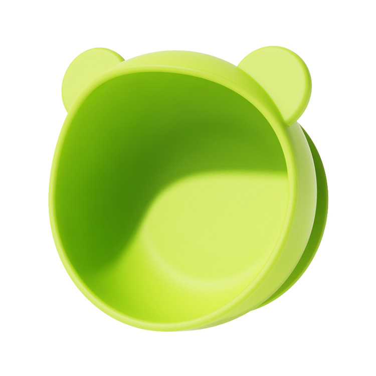 녹색 곰 유출 방지 그릇