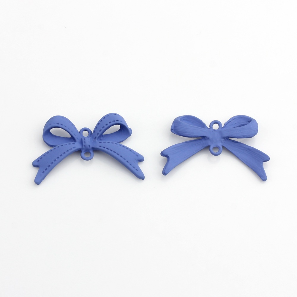 10 PCS/Package Alloy Bow Knot Pendant Simple Style display picture 7