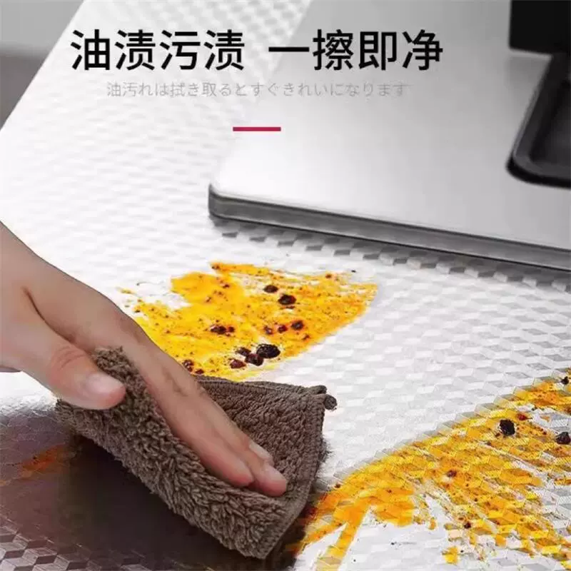 Кухонные маслостойкие стикеры, термостойкая пленка для вытяжки и плиты, влагозащитная самоклеящаяся бумажная/алюминиево-фольгированная пленка