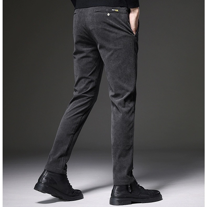 2023 nuevo otoño y invierno grueso pantalones de calzado casuales calentamiento universal transfronterizo de moda pantalones de tendencia