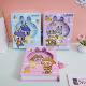 Foreign Trade Thailand Cartoon Labu Cloth Password Small Book Cute Bubble Mart Notebook with Small Lock Notepad