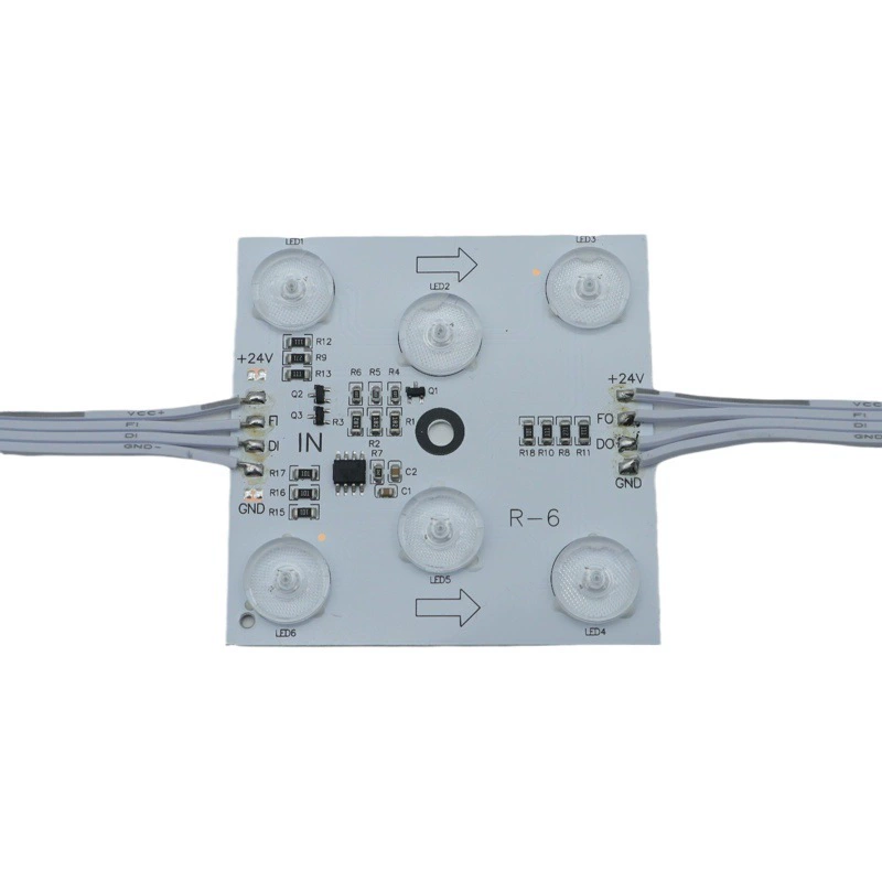 Призрачный блок-лампа 24 В подсвечен мягкая пленка RGB с световым короб светодиодный интеллектуальный затемнение цвета полноцветная блочная лампа