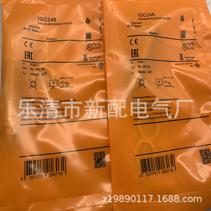 专业技术全新 接近开关IGC248质保一年