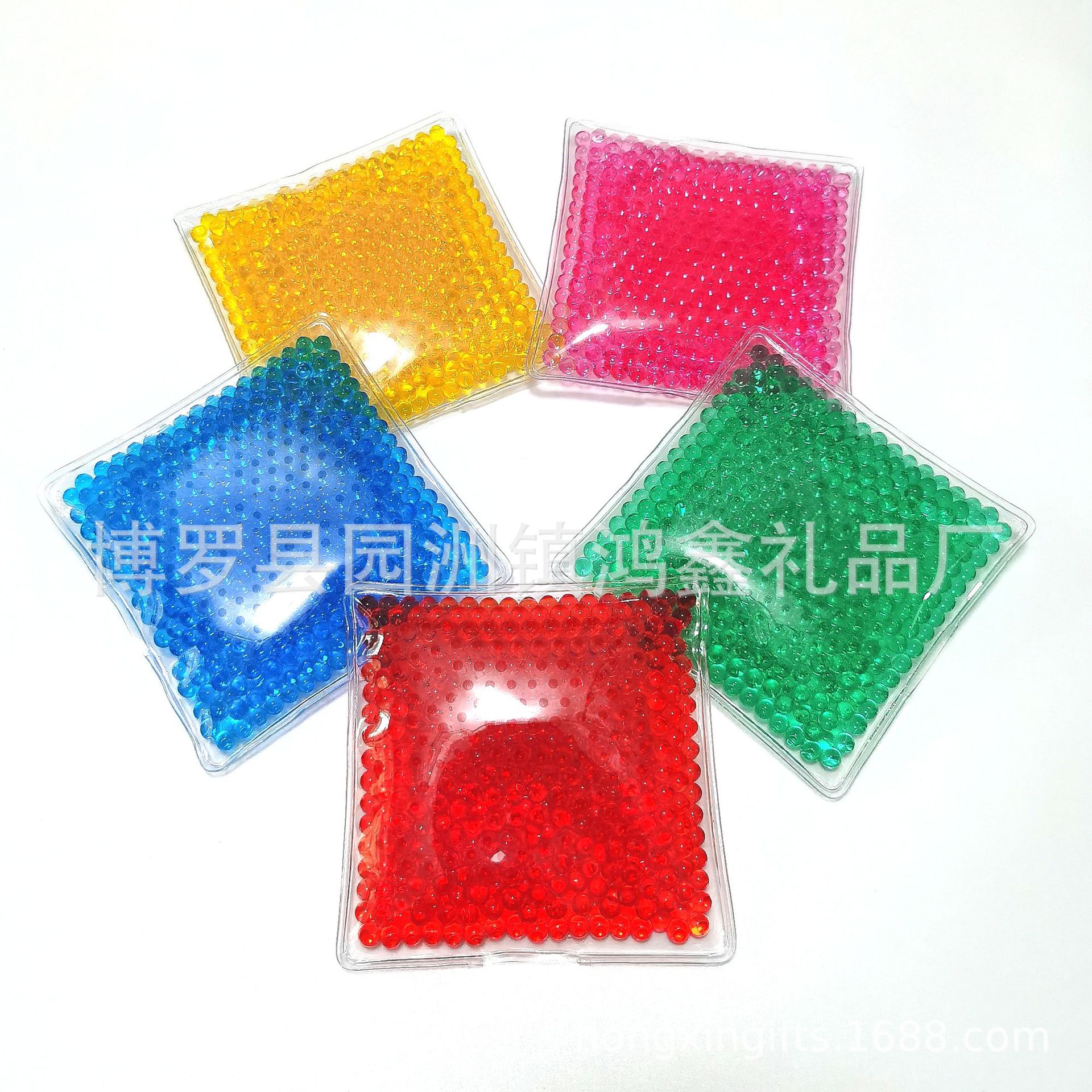 厂家直供 可重复使用凝胶珠冷热敷袋 PVC冷热冰垫 冰晶冷热包