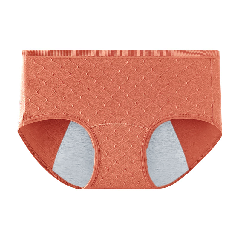 Ropa interior fisiológica de algodón puro para mujer entrepierna alargada 7A algodón antibacteriano período menstrual a prueba de fugas período período período período período tía pantalones de seguridad nuevo