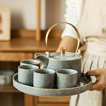 陶瓷茶壶套装家用小型过滤泡茶壶茶杯欧式茶具套装花茶壶