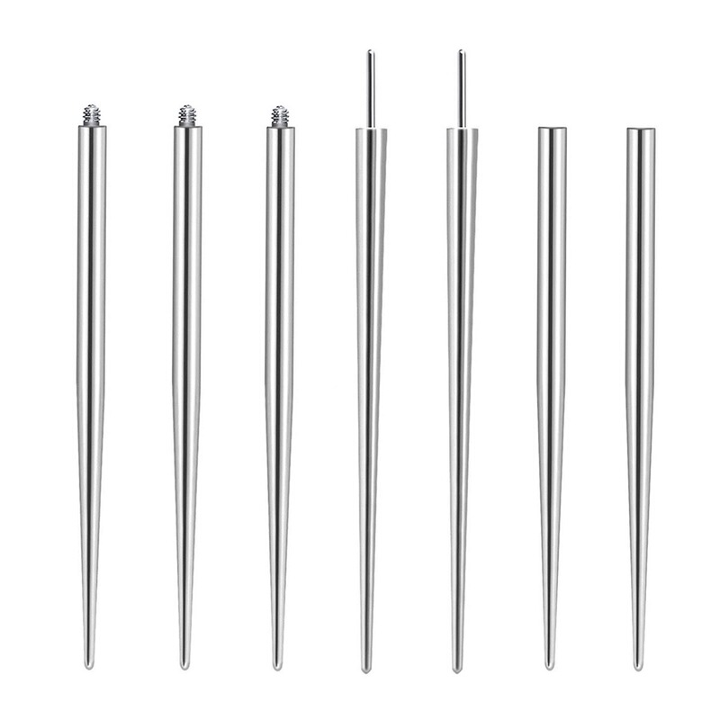 Puncture jewelry tool auxiliary perforation guide rod disposable stainless steel perforation auxiliary rod guide needle perforation
