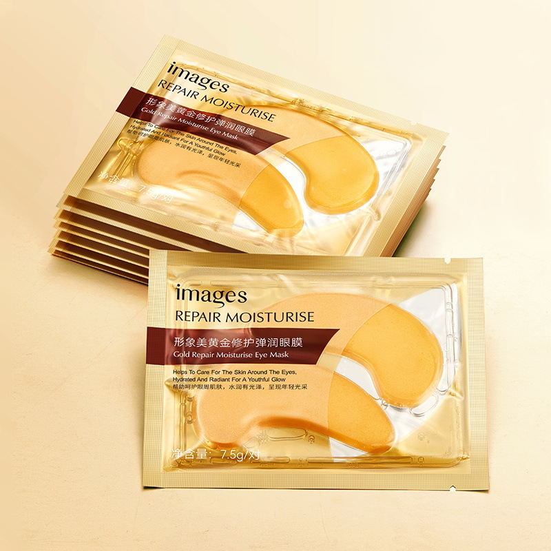 Image Beauty Gold Repair Mascarilla para ojos elástica Hidratante, hidratante, mejora de las ojeras, mascarilla para ojos alrededor de los ojos, parche al por mayor