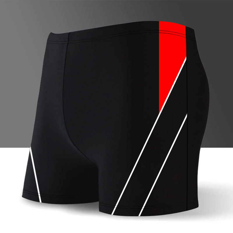 Bañador de hombre Boxer moda más tamaño impermeable transpirable extra grande más tamaño Hot Spring Beach playa vacaciones de natación de los hombres