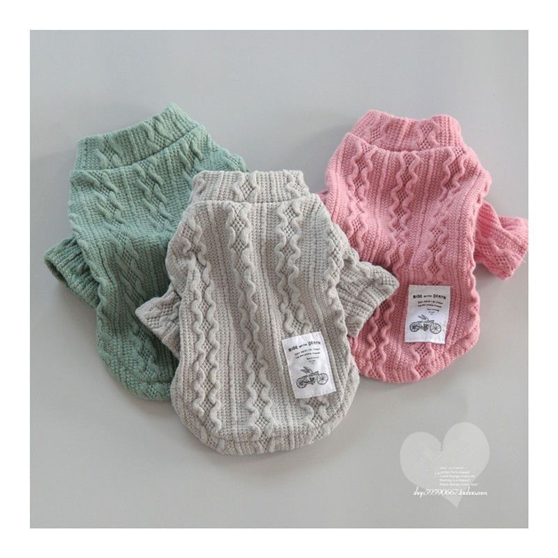 70g Weight Pet Clothing Type Of Pet Supplies 1 Piece Spring Autumn Autumn&Winter Simple Style Polyester Solid Color Pet Clothing