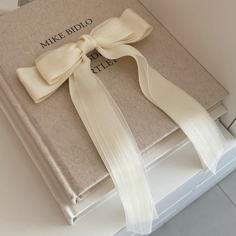 1065 샴페인 리본 머리핀