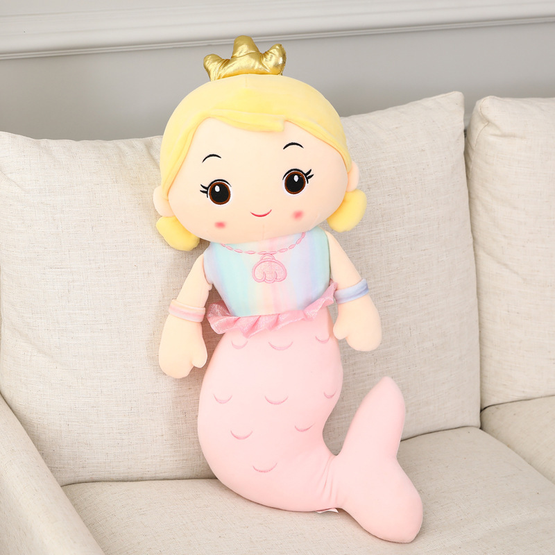 Sirena almohada muñeca princesa muñeca muñeca de peluche muñeca regalo para niños muñeca pacificadora muñeca cama