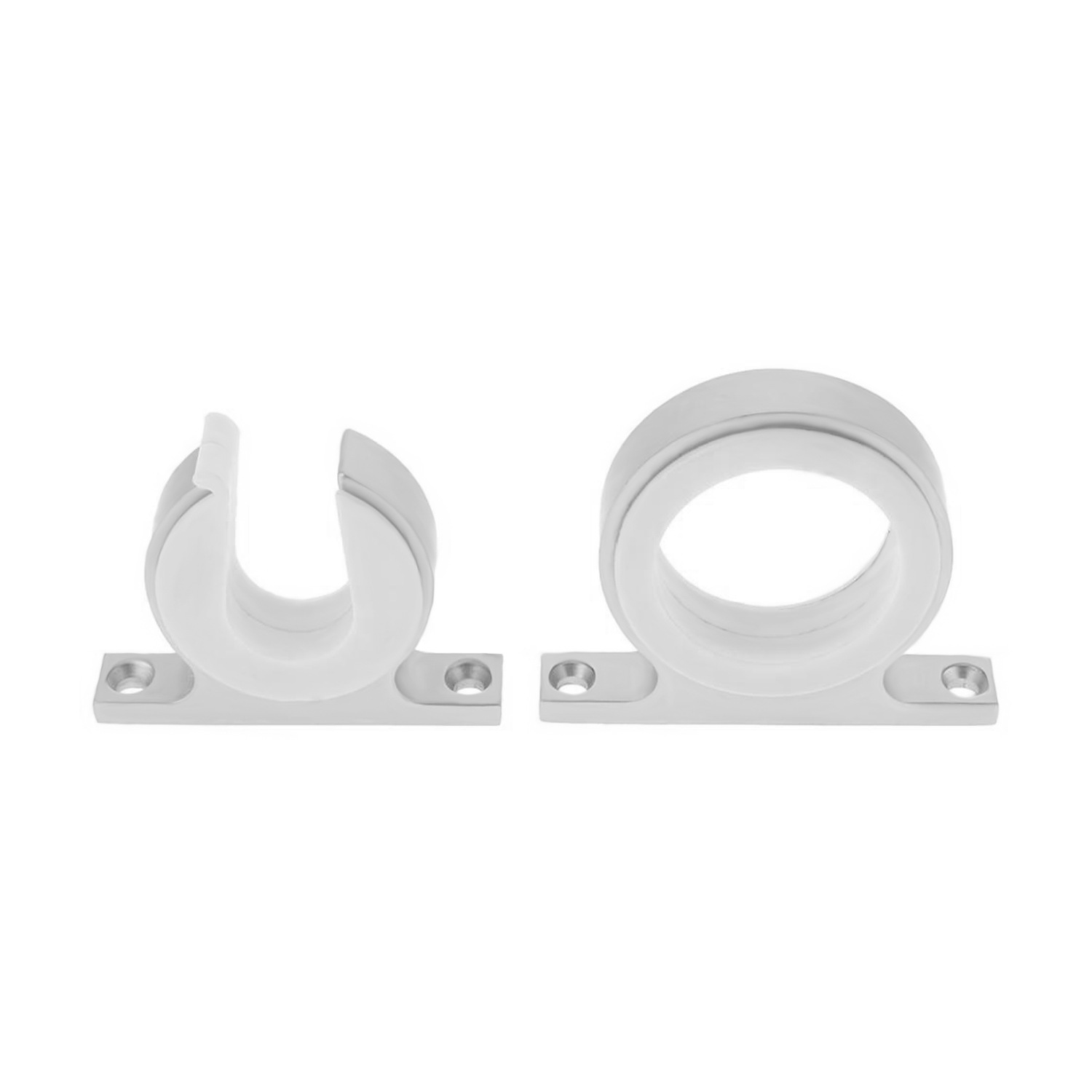 铝制钓鱼鱼竿座固定扣 固定插座 鱼竿架收纳 船用游艇房车用配件