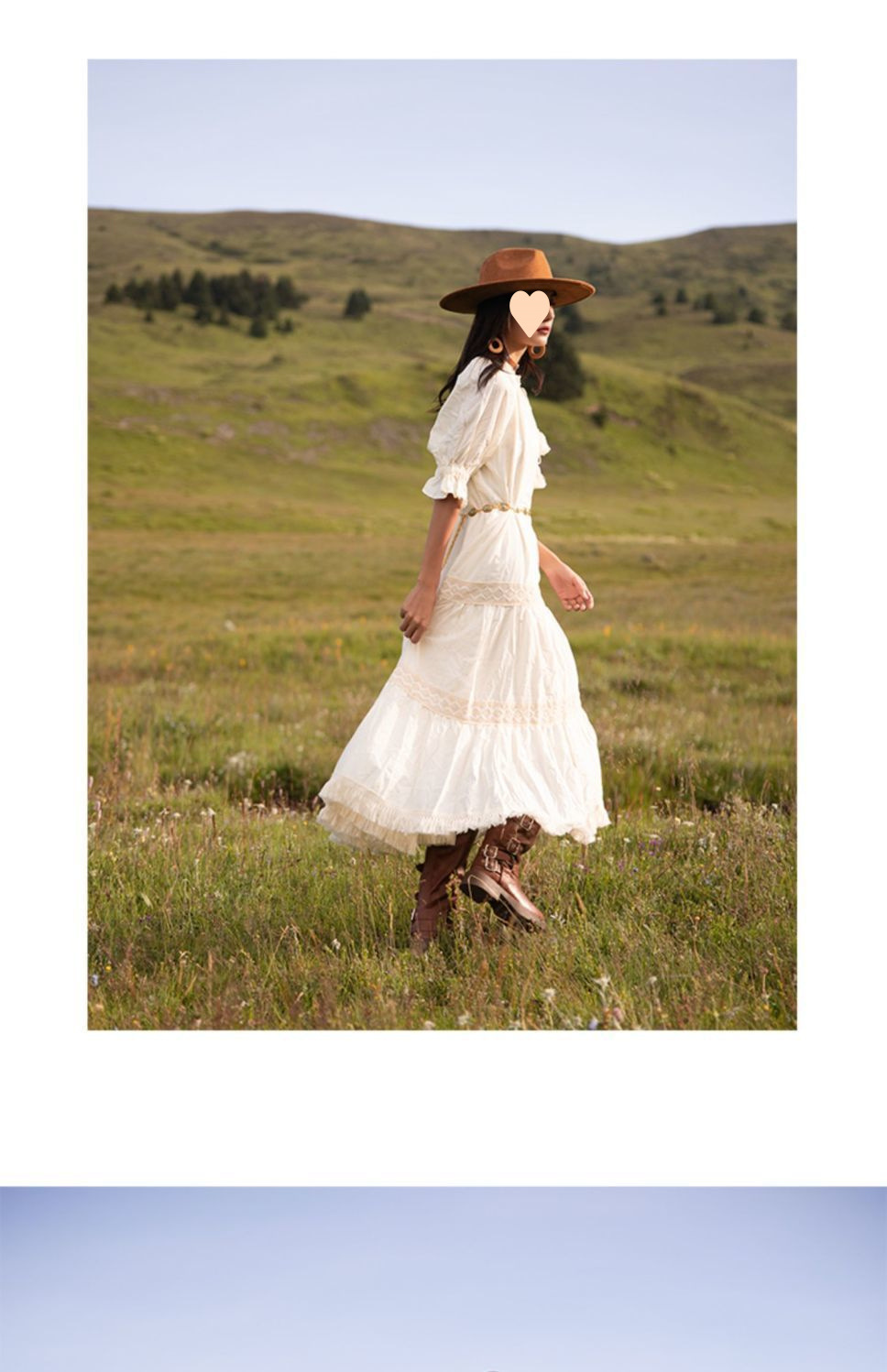 Beige Tassel Vacation Style Xinjiang Travel Outfit Bohemian Long Dress For Women Summer_ecoleips.com