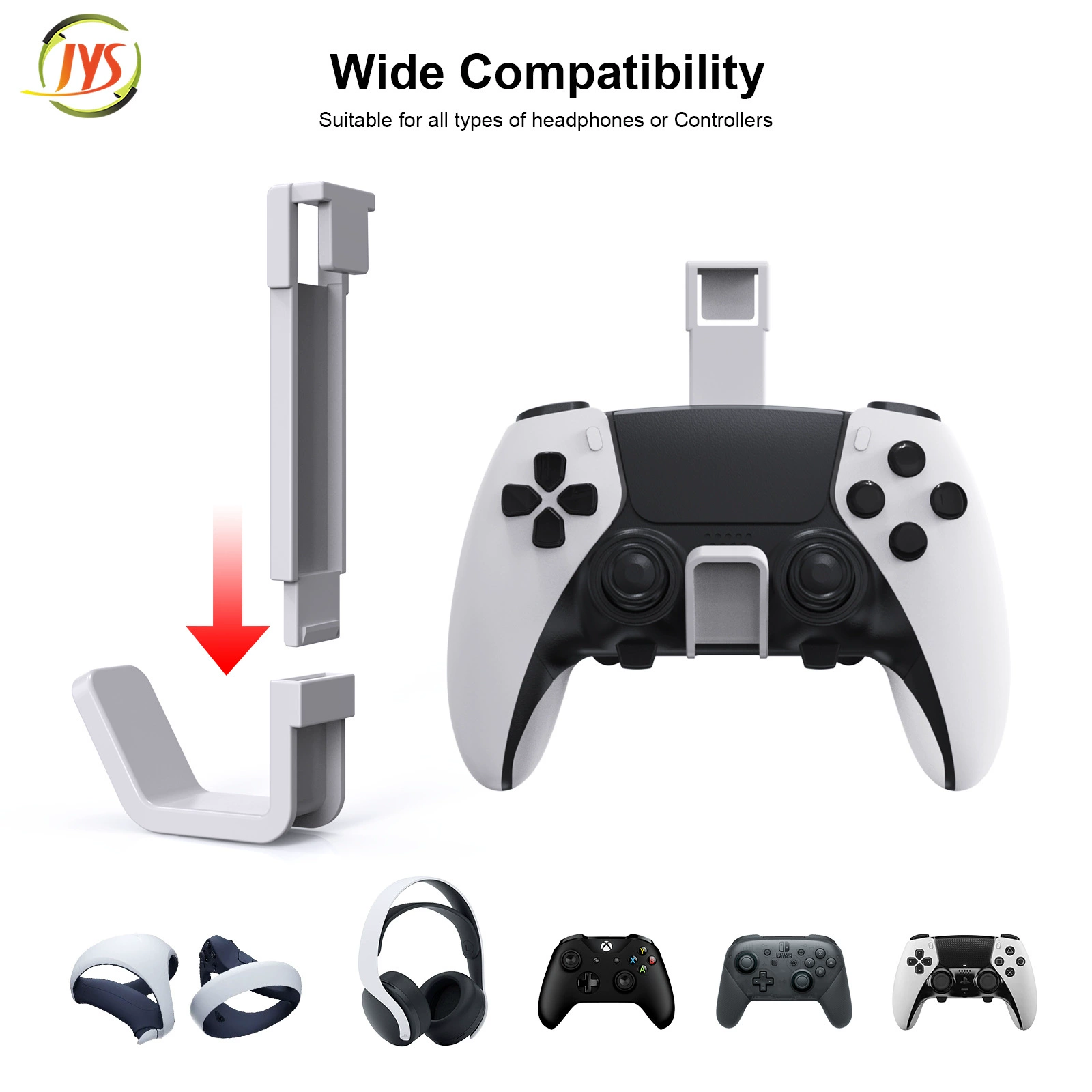 PS5PRO/PS5SLIM хост боковая подвесная полка для хранения PS5 игровой рукоятки головка в наушниках полка хранения