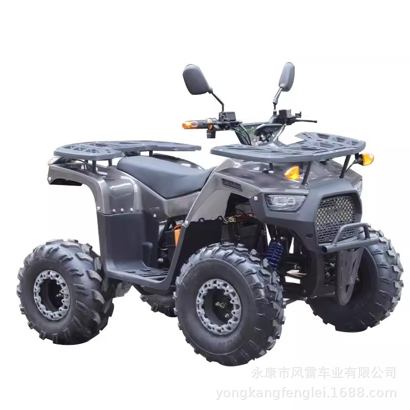 Cuatrimoto Todoterreno ATV de Hierro y Plástico con Transmisión por Eje e Inicio Eléctrico
