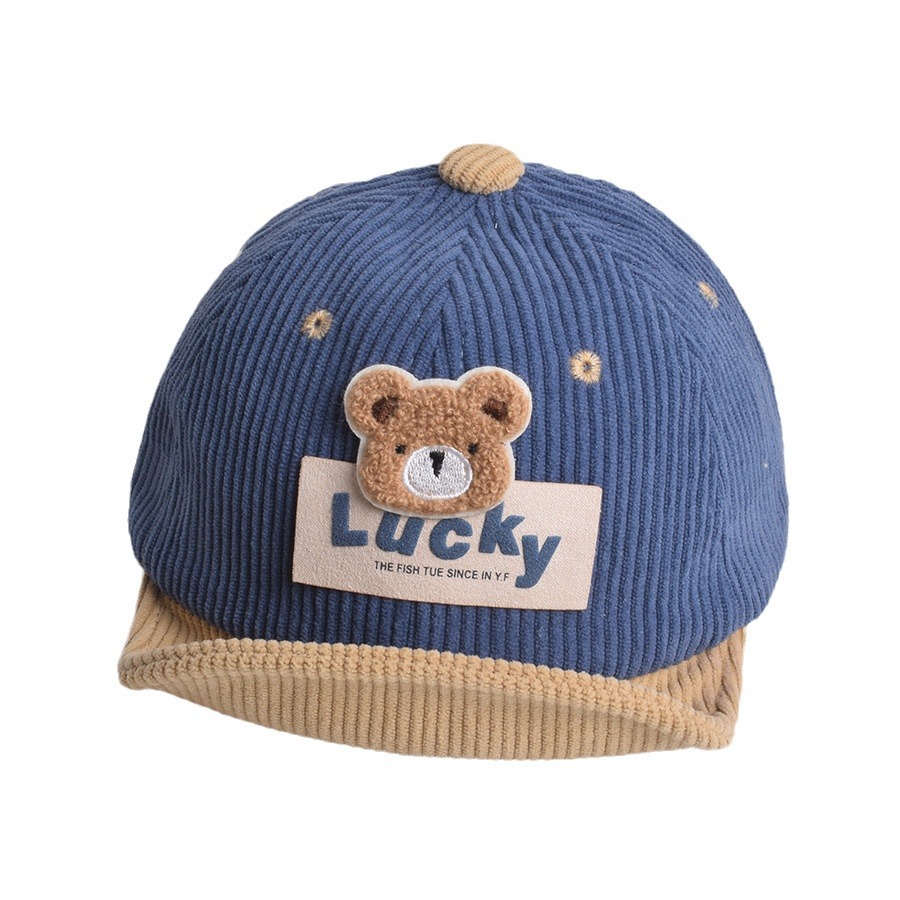 Bebé gorra de pato lindo oso lindo primavera y otoño bebés bebés